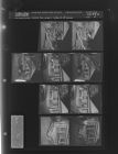 Car Wreck in front of house (9 Negatives), January 1-3, 1966 [Sleeve 5, Folder a, Box 39]